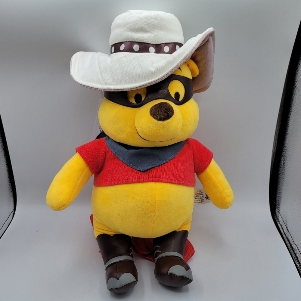 Disney Winnie the Pooh Plush Backpack Paw and Order - Picture 1 of 6